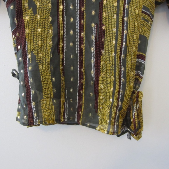 Common Thread Silk Textured Top/Size Small - Picture 4 of 11